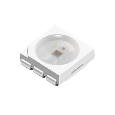 Produktfoto 1 von Kingbright KAAF-5050RGBST-IC12 Oberfläche LED 5 V, Cluster 3-LEDs, 120 °, 6-Pin 5050