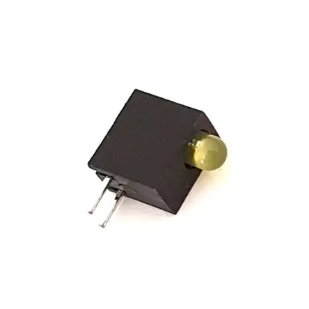 Produktfoto 1 von CML Innovative Technologies LED-Anzeige Gelb 1 x LEDs gewinkelt 3 mm (T-1) 2-Pins 5 V