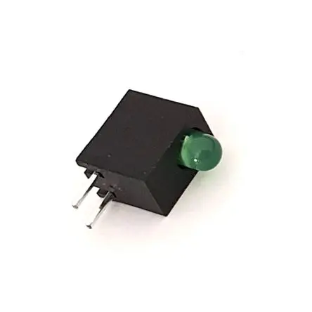 Produktfoto 1 von CML Innovative Technologies LED-Anzeige Grün 1 x LEDs gewinkelt 3 mm (T-1) 2-Pins 5 V
