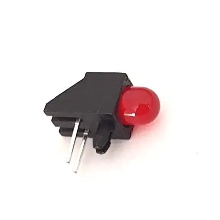Produktfoto 1 von CML Innovative Technologies LED-Anzeige Rot 1 x LEDs gewinkelt 5 mm (T-1 3/4) 2-Pins 5 V