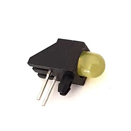 Produktfoto 1 von CML Innovative Technologies LED-Anzeige Gelb 1 x LEDs gewinkelt 5 mm (T-1 3/4) 2-Pins 5 V