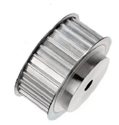 OPTIBELT Aluminium Zahnriemenscheibe 16 mm, 32 Zähne / Teilung 5 mm, Bohrung 22 mm