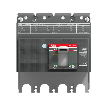 Produktfoto 1 von ABB XT2S 1SDA06, Kompaktschutzschalter 4-polig, 160A Feststehend / Abschaltvermögen 85 kA 690V ac 500 V dc