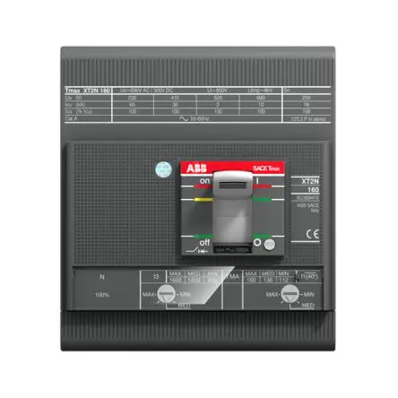 ABB Tmax XT Tmax XT, Kompaktschutzschalter 4-polig, 63A Feststehend / Abschaltvermögen 65 kA 690V ac 500 V dc