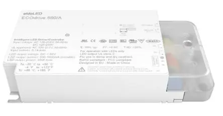 Produktfoto 1 von eldoLED LED-Treiber, 50 W 120V, 250 V LED-Treiber 1400mA, Ausgang 2V, 55 V DALI2
