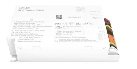 Produktfoto 1 von eldoLED LED-Treiber, 50 W 120V, 250 V LED-Treiber 1400mA, Ausgang 2V, 55 V DALI2