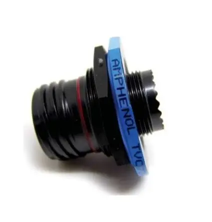 Produktfoto 1 von Amphenol Limited, D38999 III Kupferlegierung Rundsteckverbinder Gerade, 6-polig, 550V, Panel, Gehäuse A09 Buchse,