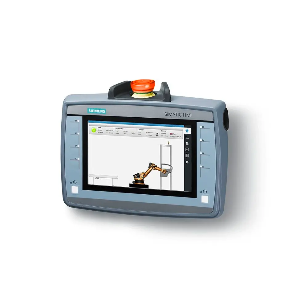 Produktfoto 1 von Siemens, SIMATIC, HMI-Bediengerät, TFT, 800 x 480 pixel, 7 in