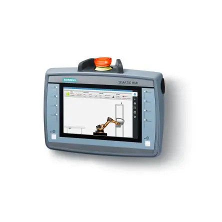 Produktfoto 1 von Siemens, SIMATIC, HMI-Bediengerät, TFT, 800 x 480 pixel, 7 Zoll