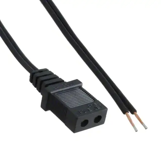 Produktfoto 1 von Sanyo Denki Konfektioniertes Netzkabel für ACDC-Lüfter, Maße 20 x 15.5 mm, L. 2.1 m