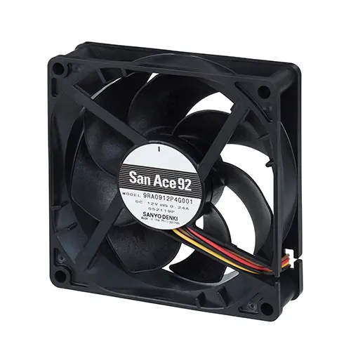 Produktfoto 1 von Sanyo Denki DC-Axiallüfter, 24 V dc / 3.12W, 92 x 92 x 25mm