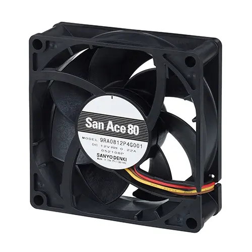 Produktfoto 1 von Sanyo Denki DC-Axiallüfter, 24 V dc / 6.72W, 120 x 120 x 25mm