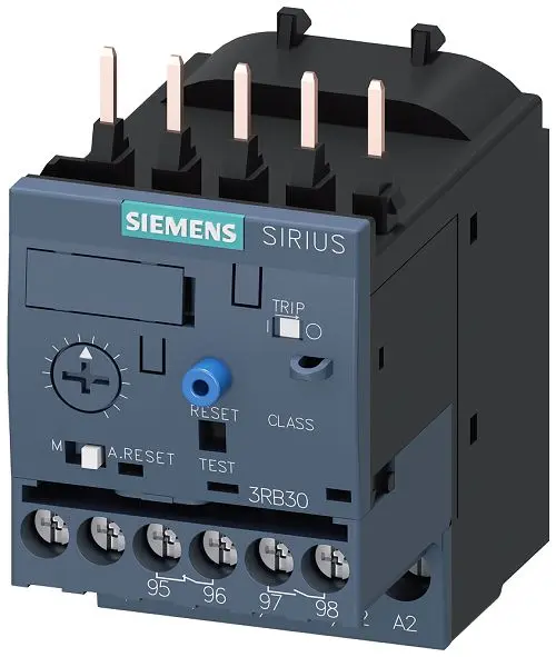 Produktfoto 1 von Siemens 3RB3 Überlastrelais, / 1.25 A 0.37 kW 1 Schließer/1 Öffner / 4 A 3P, 79 mm x 45 mm