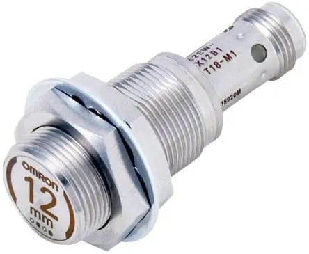 Produktfoto 1 von Omron E2EW M18 Induktiver Näherungssensor, Gewinderohr NPN / 100mA 12 mm, IP67 30 V dc