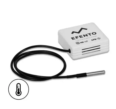 Efento 5906660327035 Temperatur Temperatur Datenprotokolliergerät, Bluetooth, -55 °C → 70 °C