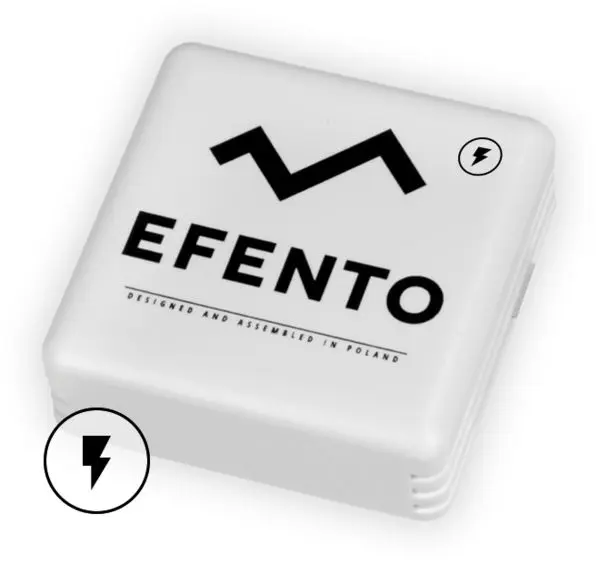Produktfoto 1 von Efento 3-Kanal Puls Datenlogger, 3.6V / 2700mA, Sensor Impulszähler