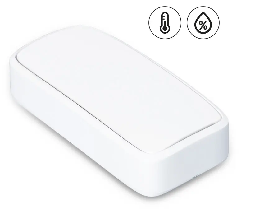Produktfoto 1 von Efento 2-Kanal Feuchtigkeit, Temperatur Datenlogger, 3.6V / 4200 mA, 6300 mA, Sensor