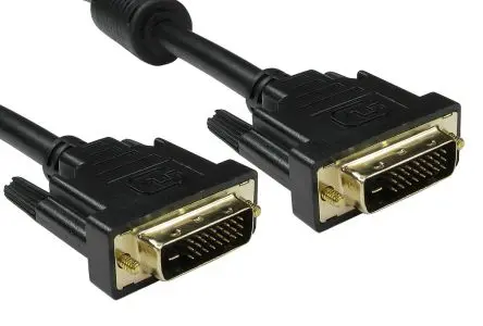 Produktfoto 1 von RS PRO DVI-Kabel A DVI-D Dual Link - Stecker B DVI-D - Stecker, 20 m Polyvinylchlorid Schwarz