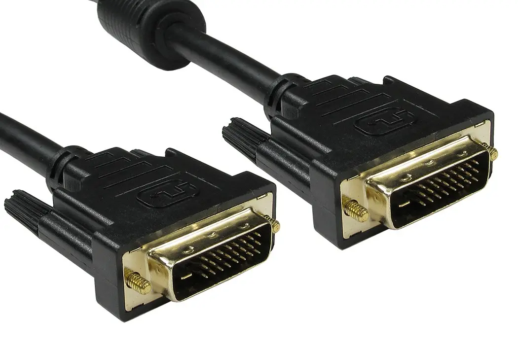 Produktfoto 1 von RS PRO DVI-Kabel A DVI-D Dual Link - Stecker B DVI-D - Stecker, 3 m Polyvinylchlorid Schwarz