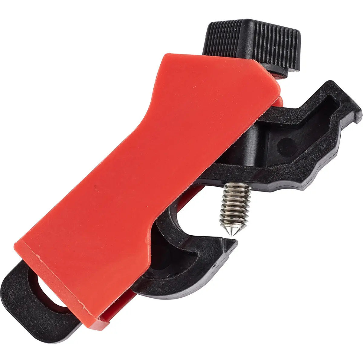 Produktfoto 1 von Brady Glasfaserverstärktes Nylon Aussperrung Typ Leitungsschutzschalter-Verriegelungen, 1-fach Verriegelung 7.14 mm, Rot