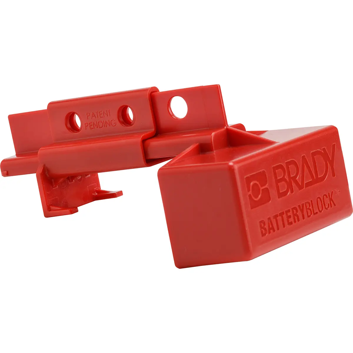 Produktfoto 1 von Brady ABS Aussperrung Typ Verriegelung für elektrische Stecker, 2-fach Verriegelung 7.87 mm, Rot