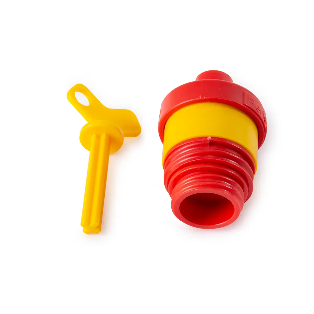 Produktfoto 1 von Brady Kunststoff Halter Typ Absperrung für elektrische Steckerverbindungen , 1-fach Verriegelung, Ø 6.5mm, Rot, Gelb