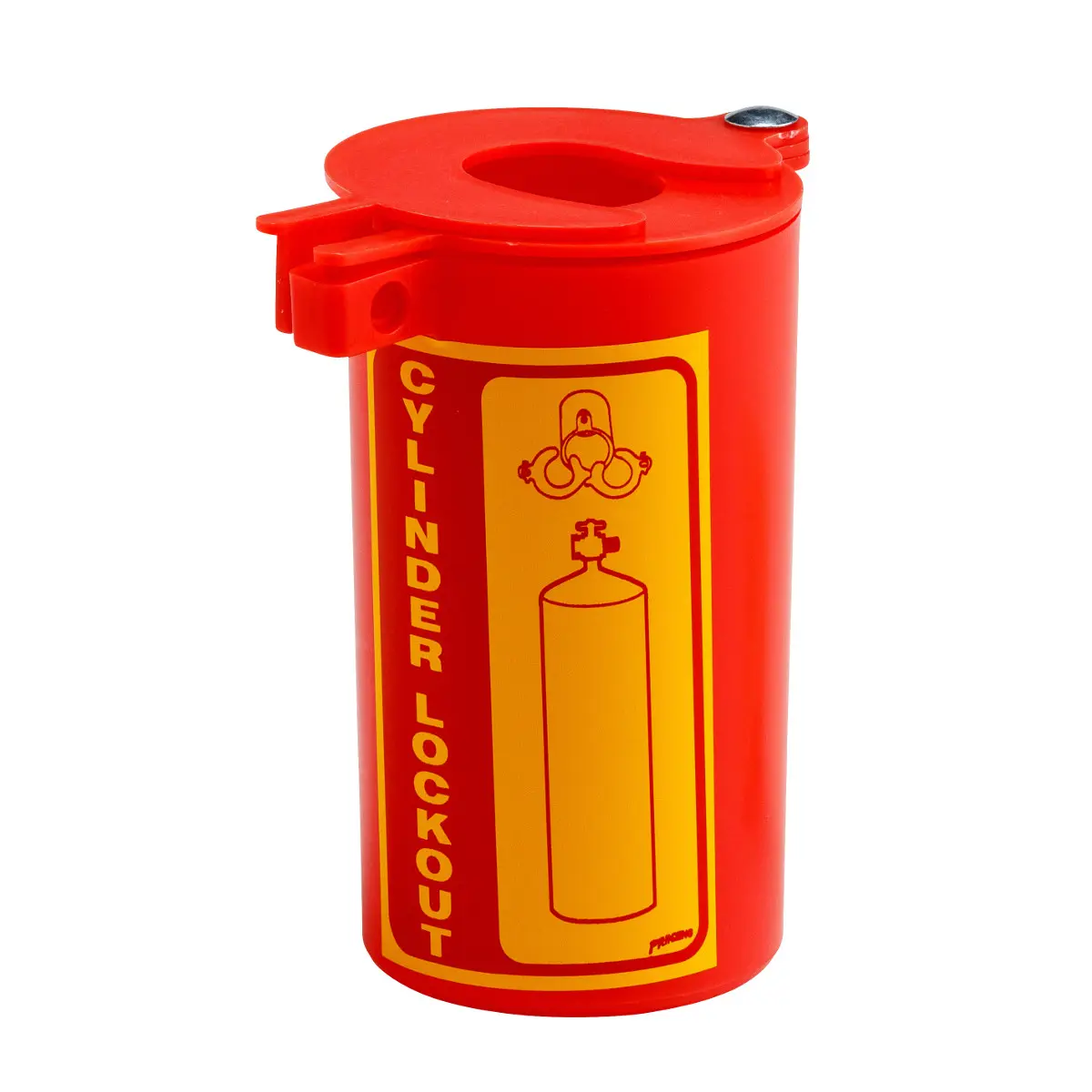 Produktfoto 1 von Brady Polypropylen Aussperrung Typ Zylinderventil-Sperren, 1-fach Verriegelung 8.64 mm, Rot