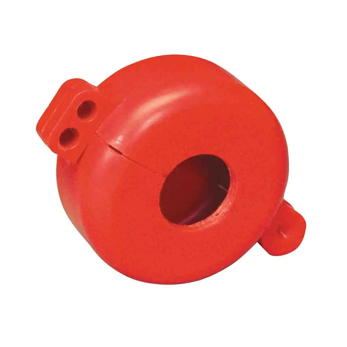 Produktfoto 1 von Brady Polystyrol Aussperrung Typ Zylinderventil-Sperren, 2-fach Verriegelung 6.5 mm, Rot