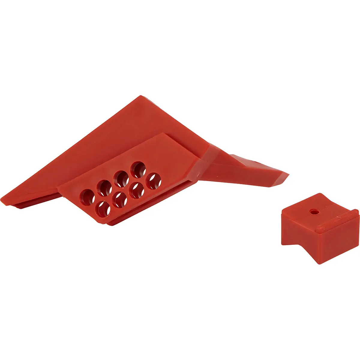 Produktfoto 1 von Brady Nylon Aussperrung Typ Kugelhahnverriegelung, 8-fach Verriegelung 7.14 mm, Rot