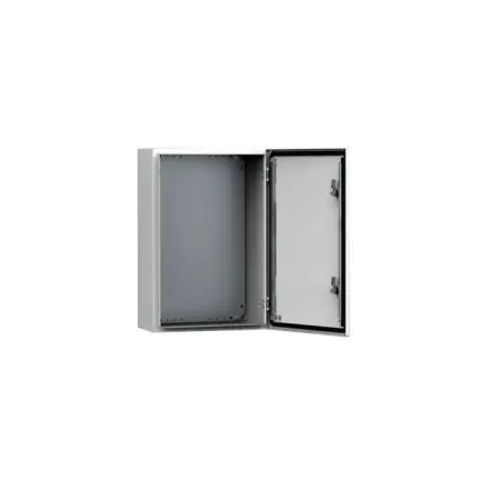 Produktfoto 1 von nVent HOFFMAN MAS Weichstahl Wandanschlusskasten Hellgrau IP66, HxBxT 600 mm, 600 mm x 210 mm