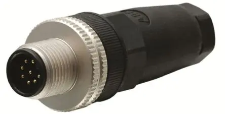 Produktfoto 1 von ABB 2TLA M12 M12 Rundsteckverbinder Buchse 8-polig Stecker Kabel IP65