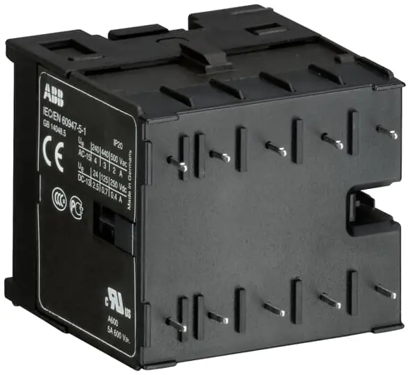 Produktfoto 1 von ABB K6-31Z Hilfsschütz 415 V dc-Spule, 4-polig, 690V / 4 A 690 V 4 Schließer 4-Hilfskontakte