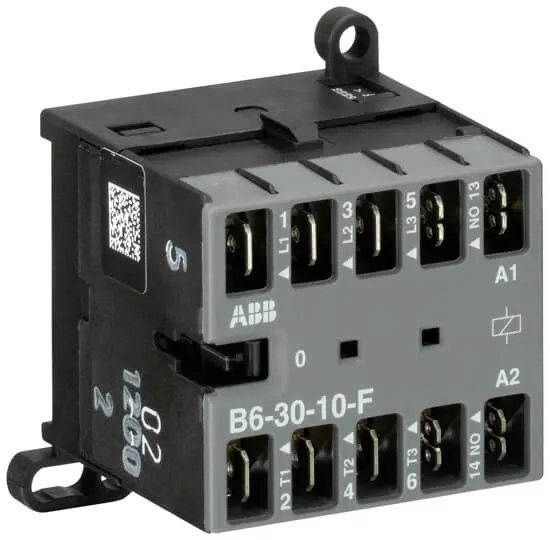 Produktfoto 1 von ABB GJL121 Schütz 24 V ac-Spule, 3-polig, 690V / 20 A 24 V ac 4 kW 4 Schließer Steuergerät 1-Hilfskontakte