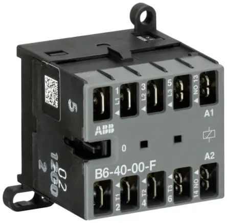 Produktfoto 1 von ABB B Schütz 415V ac-Spule, 4-polig / 20 A 415V 4 kW 4 Schließer Steuergerät 4-Hilfskontakte