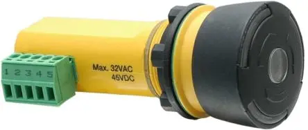 Produktfoto 1 von ABB Druckschalter Ø 22.5 mm, Schwarz Drehfreigabe