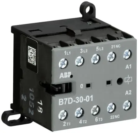 ABB B Schütz 24V dc-Spule, 3-polig / 20 A 24V 5.5 kW 3 Schließer Steuergerät 1-Hilfskontakte