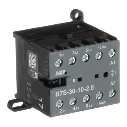 Produktfoto 1 von ABB B Schütz 24V dc-Spule, 3-polig / 20 A 32V 5.5 kW 3 Schließer Steuergerät 1-Hilfskontakte