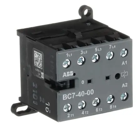 Produktfoto 1 von ABB B Schütz 12V dc-Spule, 4-polig / 20 A 12V 5.5 kW 4 Schließer Steuergerät 8-Hilfskontakte