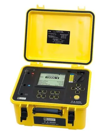 Produktfoto 1 von Chauvin Arnoux CA 6550 Isolationsprüfer 40 V, 10000 V Isolationsprüfer CAT IV