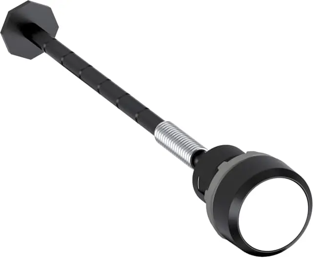 Produktfoto 1 von ABB KPR2 Drucktastenkopf Ø 22.5 mm, Rot Tastend Rund Rund