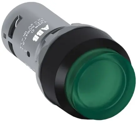 Produktfoto 1 von ABB CP4 Druckschalter Beleuchtet Panel Ø 23 mm, SPST Grün, IP20, IP66, IP67, IP69K