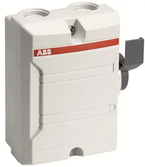 Produktfoto 1 von ABB 2CMA Trennschalter 2P-polig 25A SMD IP 65 3,7kW