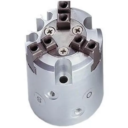 Produktfoto 1 von SMC MHS Pneumatikgreifer, Doppeltwirkend-Ausführung, 3 Greifarme, Parallel, 6 bar max. M5