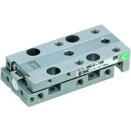 Produktfoto 1 von SMC MXJ Pneumatik-Führungszylinder doppeltwirkend mit Gleitlager, Bohrung Ø 6mm / Hub 15mm