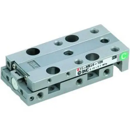 Produktfoto 1 von SMC MXJ Pneumatik-Führungszylinder 15 mm Doppeltwirkend, Bohrung Ø 6 mm bis 0.7 Mpa