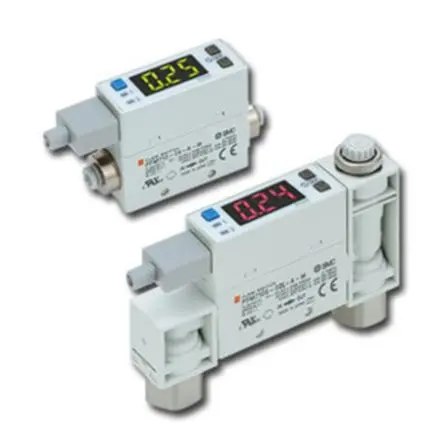 Produktfoto 1 von SMC PFM7 Luft Durchflussschalter 2l/min → 100l/min Typ Integrierte Anzeige