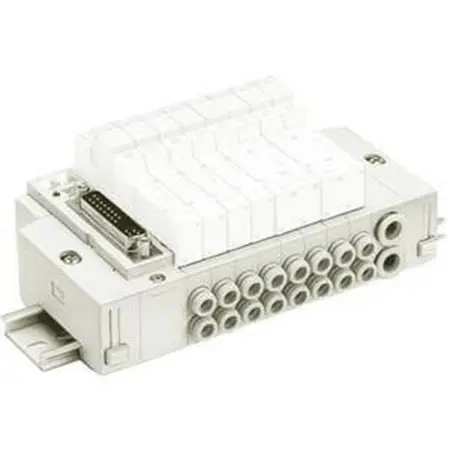 Produktfoto 1 von SMC Serie SY5000 Aluminiumdruckguss Verteiler 4-Stationen Anschluss R