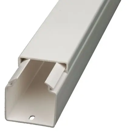 Produktfoto 1 von RS PRO Installationskanal nach VDE Weiß, 30 mm x 30mm Kunststoff, Länge 2m