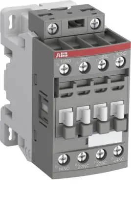 Produktfoto 1 von ABB NFZB..RT Hilfsschütz 250V dc-Spule, 4-polig, 690V / 6 A 690V 0.14 kW 3 Schließer, 1 Öffner 4-Hilfskontakte