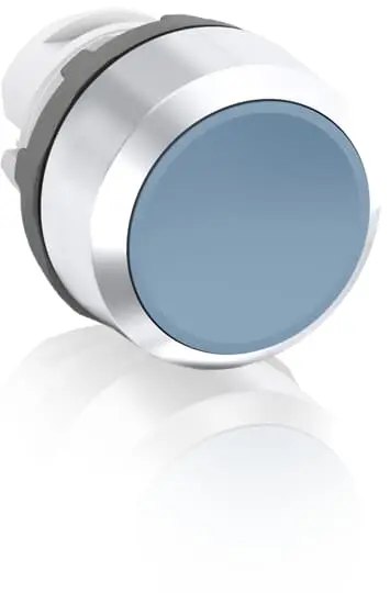 Produktfoto 1 von ABB MP1 Drucktastenkopf Ø 22.5 mm, Blau Tastend Rund